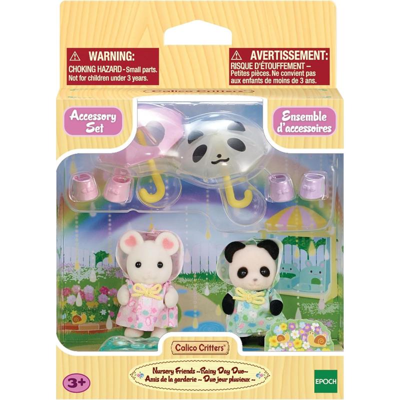 Calico Critters Nursery Friends - Rainy Day Duo