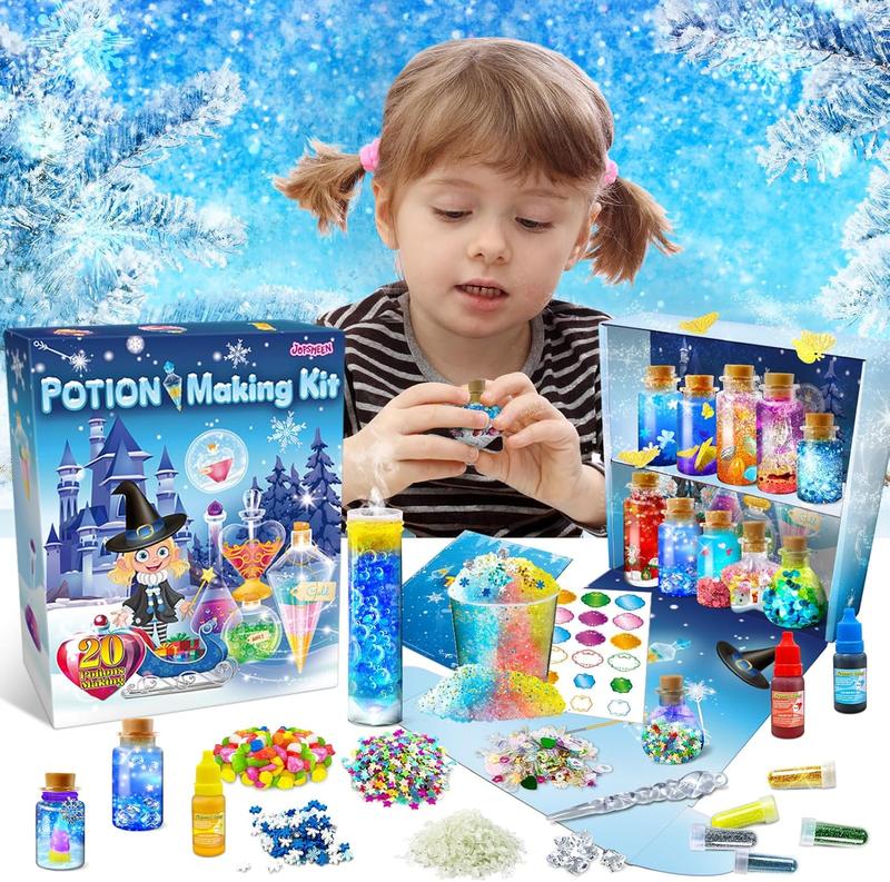 Potion Making Kit for Kids, 20 Bottles Wizard Potion, Potion Crafts Kits Christmas Birthday Gifts for Girls Boys