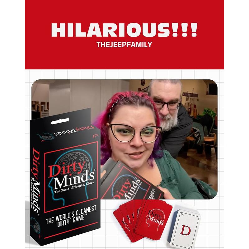 TDC Games Travel Dirty Minds - Funny Card Games for Adults, Hilarious Party Games for Game Night, Couples Games, Date Night