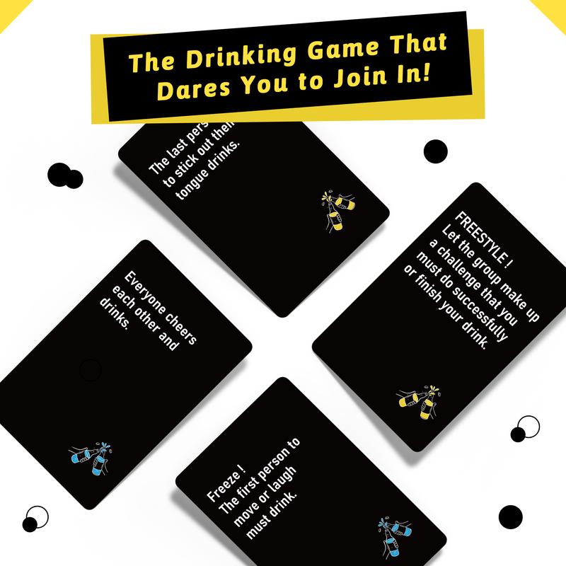 Aomaic Drinking and Dare Card Games, Cards Games for Party, Christmas Nights, Celebration, Bachelorette Parties, Birthday