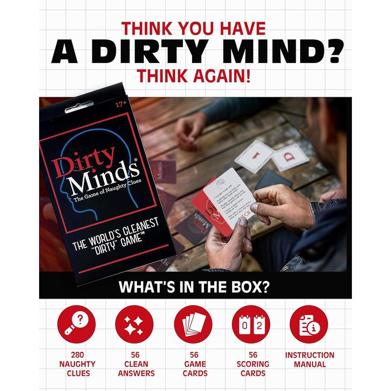 TDC Games Travel Dirty Minds - Funny Card Games for Adults, Hilarious Party Games for Game Night, Couples Games, Date Night