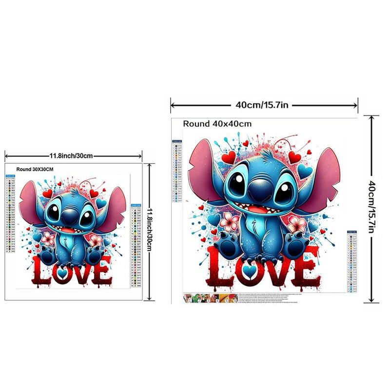 Cartoon Pattern DIY Diamond Arts Colorful Painting Kit without Frame, DIY 5D Diamond Arts Colorful Painting Kit, Wall Art Decor for Home