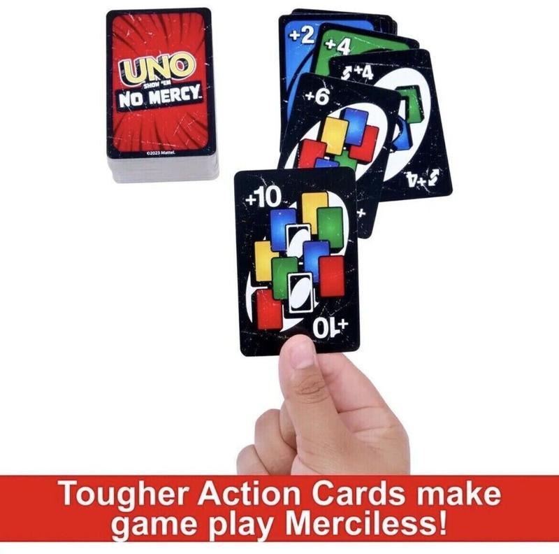 NEW Mattel's UNO Show 'em No Mercy Card Game - Fast Shipping - TikTok