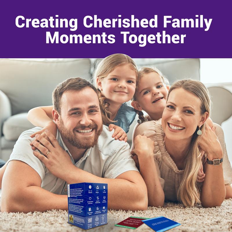 Life Sutra Family Connect - 400 Conversation Starters, Fun Games for Kid, Teens & Adults - Get to Know Each Other Better, Ideal for Game Night & Road Trips cards