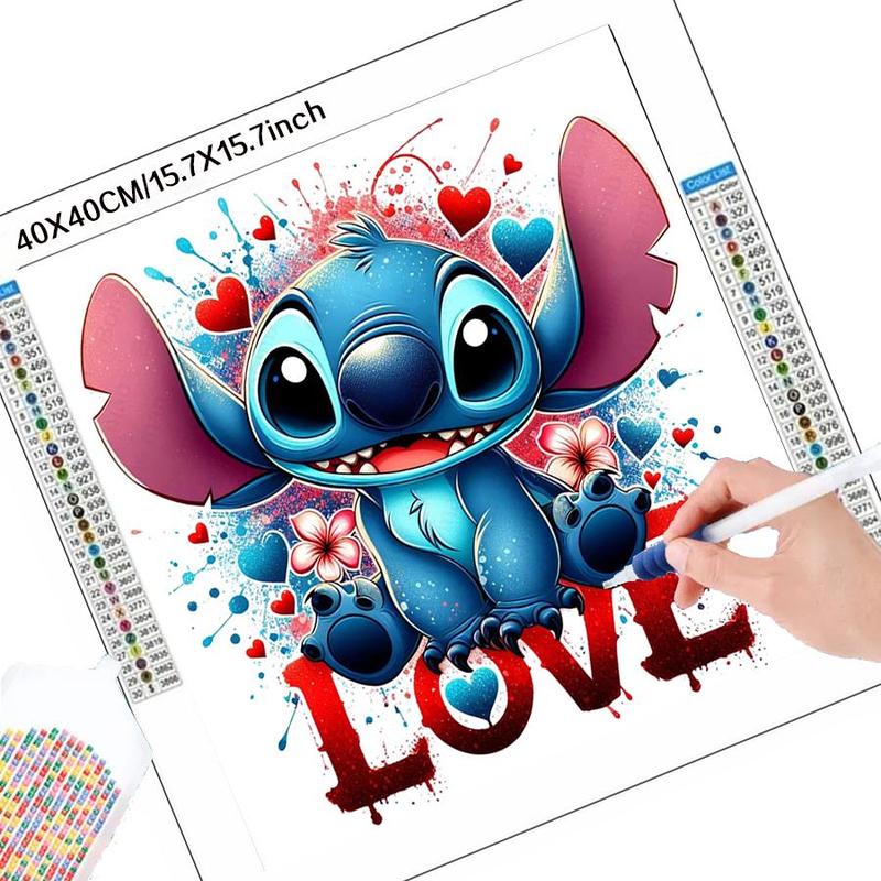 Cartoon Pattern DIY Diamond Arts Colorful Painting Kit without Frame, DIY 5D Diamond Arts Colorful Painting Kit, Wall Art Decor for Home