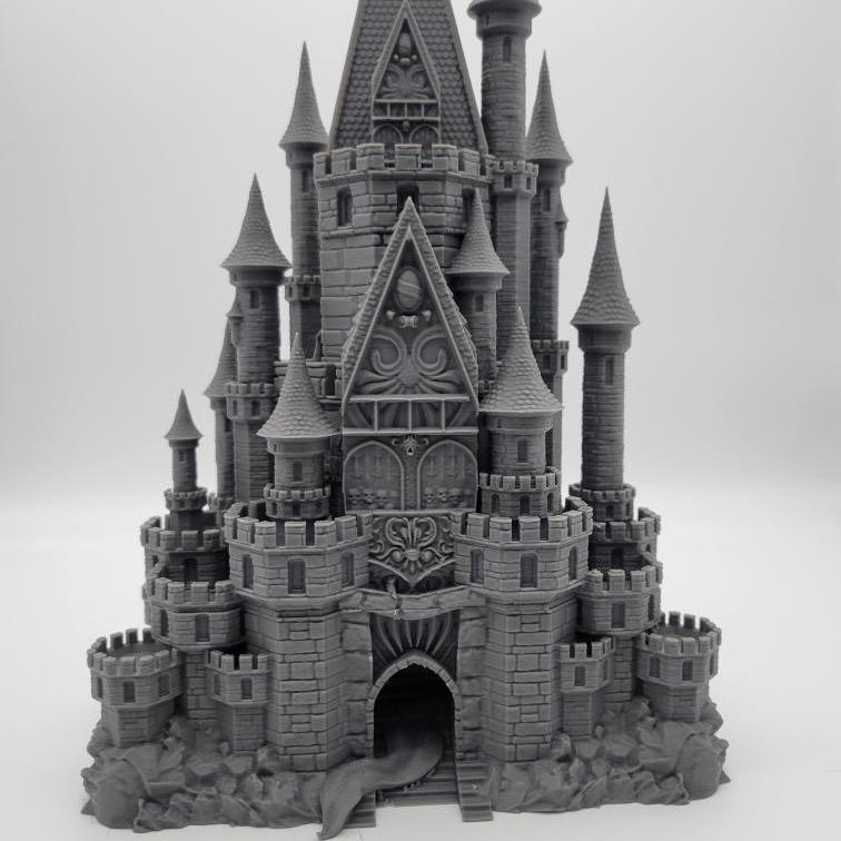 3D Printed Mimic Castle Dice tower statue: A Wonderful and Highly Detailed Dice tower statue