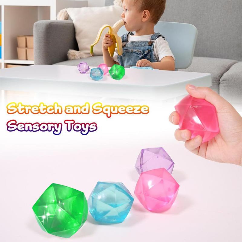 Stress Relief Fidget Cube - Sensory Toy for Adults and Kids, Anxiety Relief with Gel Filling, Squishy Toys for Home and Classroom