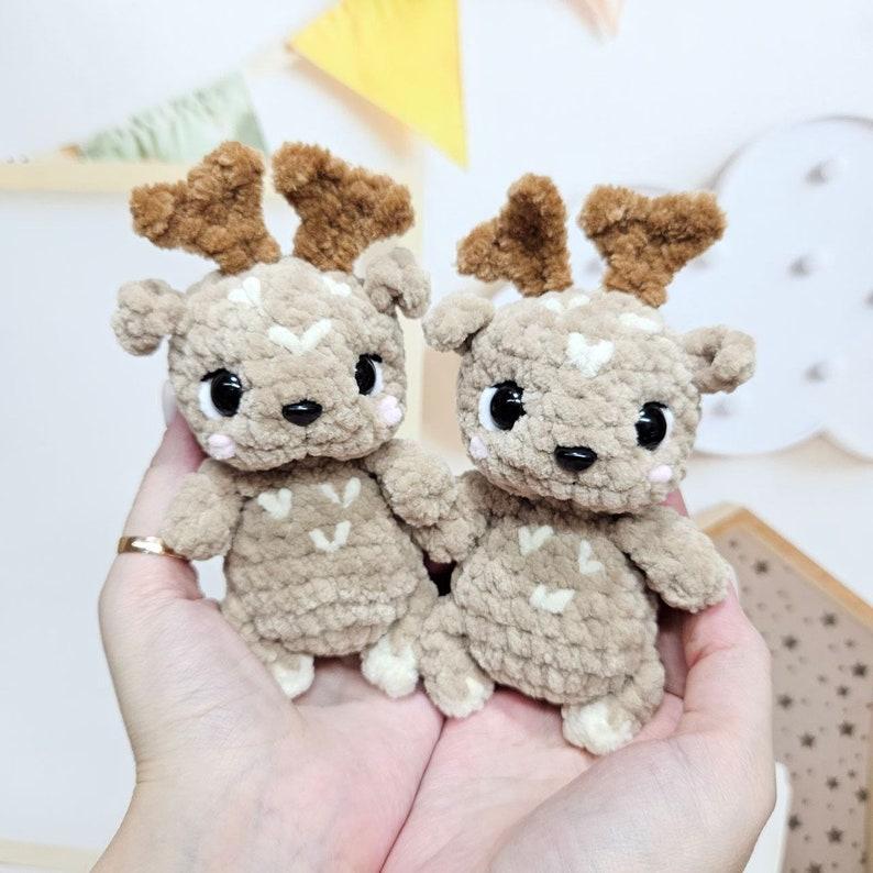 Adorable Handmade Crochet Deer – Perfect Gift for Animal Lovers