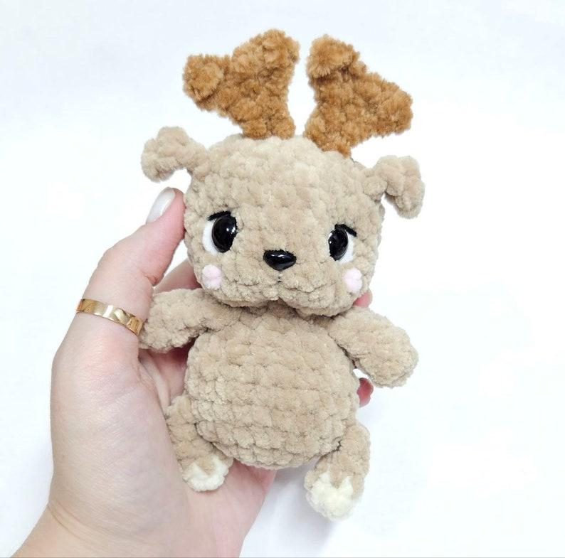 Adorable Handmade Crochet Deer – Perfect Gift for Animal Lovers