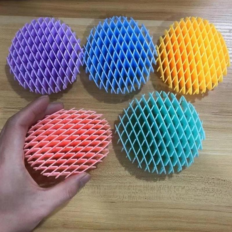 Random Color Decompressing 3d Elastic Net Toy, 2 Counts Fidget Toy, 3d Elastic Mesh Toy, Toy, Stress Relief Toy, Fidget Toys, Cool Nice Cube Fidgets Toy, Boyfriend Gift, Toys for Grown Ups, Christmas Gift