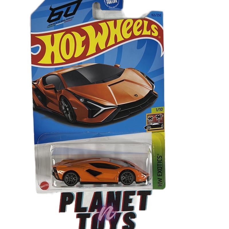 Hot Wheels Lamborghini Sian FKP 37 Diecast Car - Scale 1:64