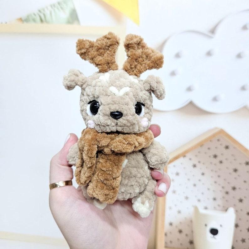 Adorable Handmade Crochet Deer – Perfect Gift for Animal Lovers