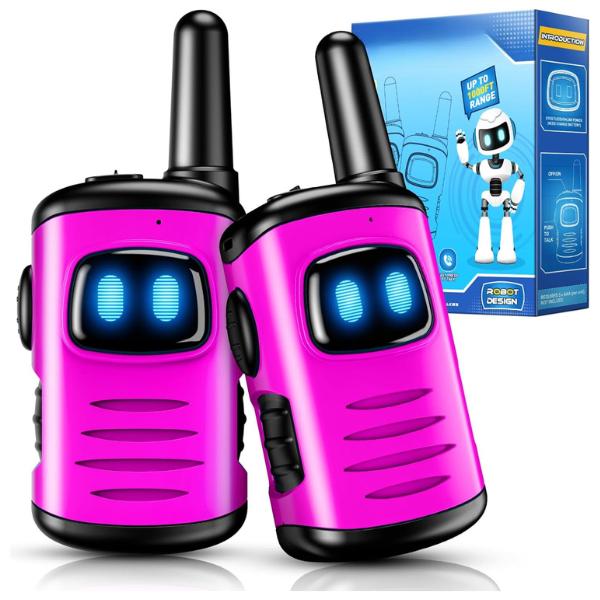 Toys for Girls: comedyfun Mini Robots 2 Pack Halloween Christmas Birthday Gifts for 3 4 5 6-8 Year Old Girls Toys for 4 5 6 7 8-10 Year Old Camping Outdoor Game