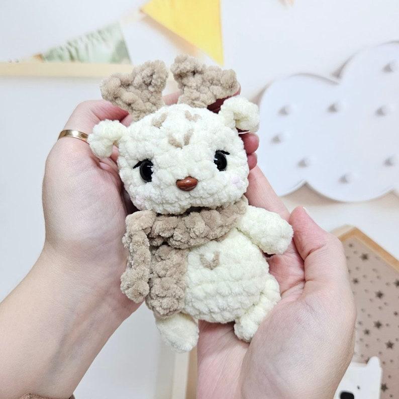 Adorable Handmade Crochet Deer – Perfect Gift for Animal Lovers